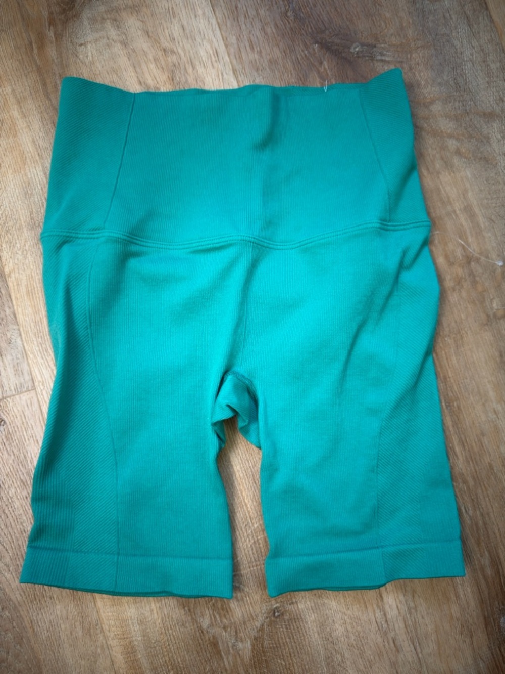 all in motion High-Rise Teal Bike Shorts
